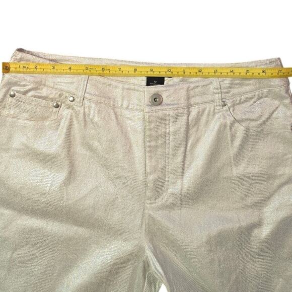 E39 By Eric Silver Stretch Jeans Sz 12 NWT - Picture 12 of 12